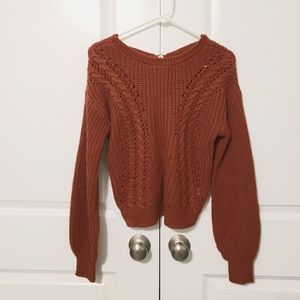 EUC Unbranded Medium/Large (M/L) Long-sleeved Crop Sweater